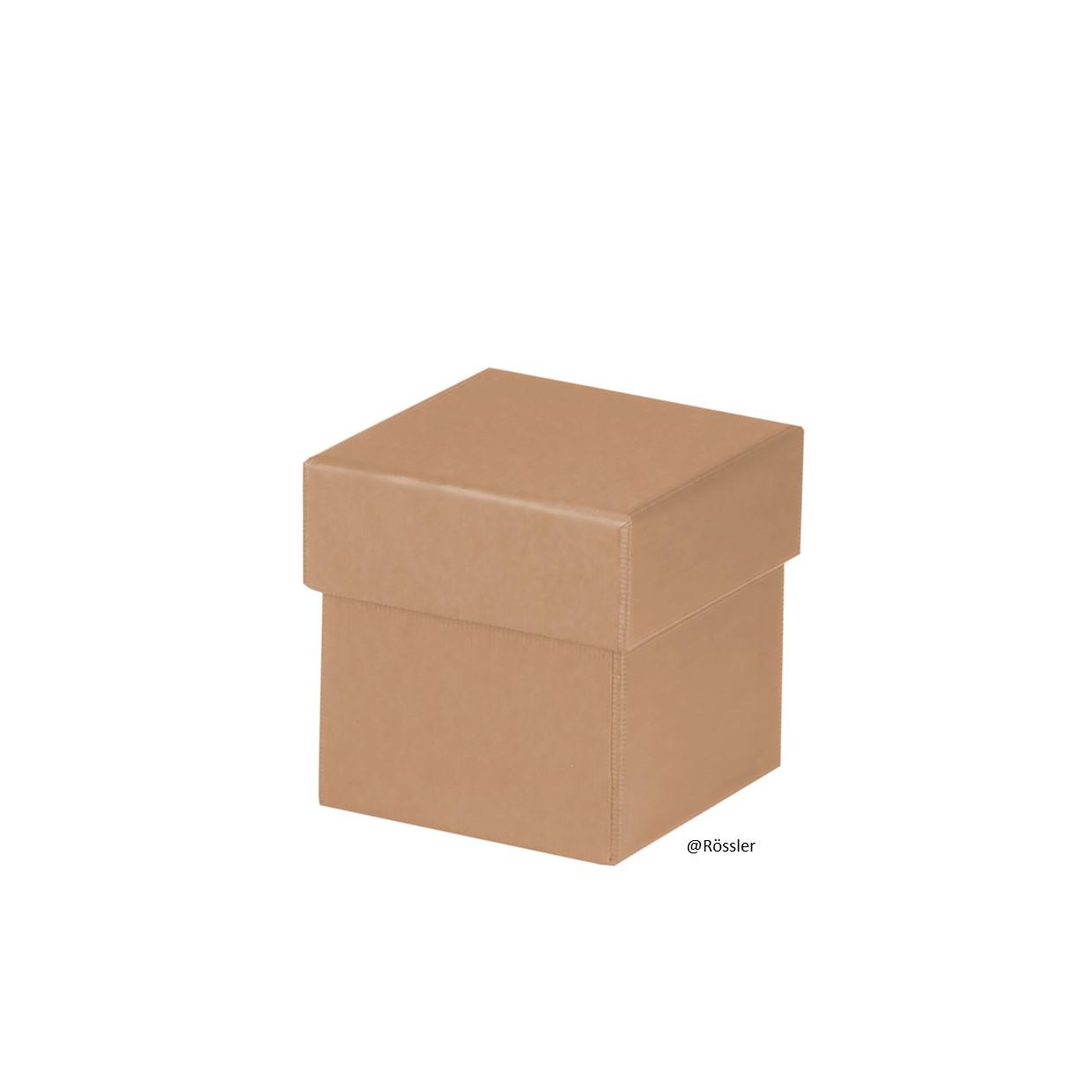 Geschenkschachtel 65x65x65 mm Kraft